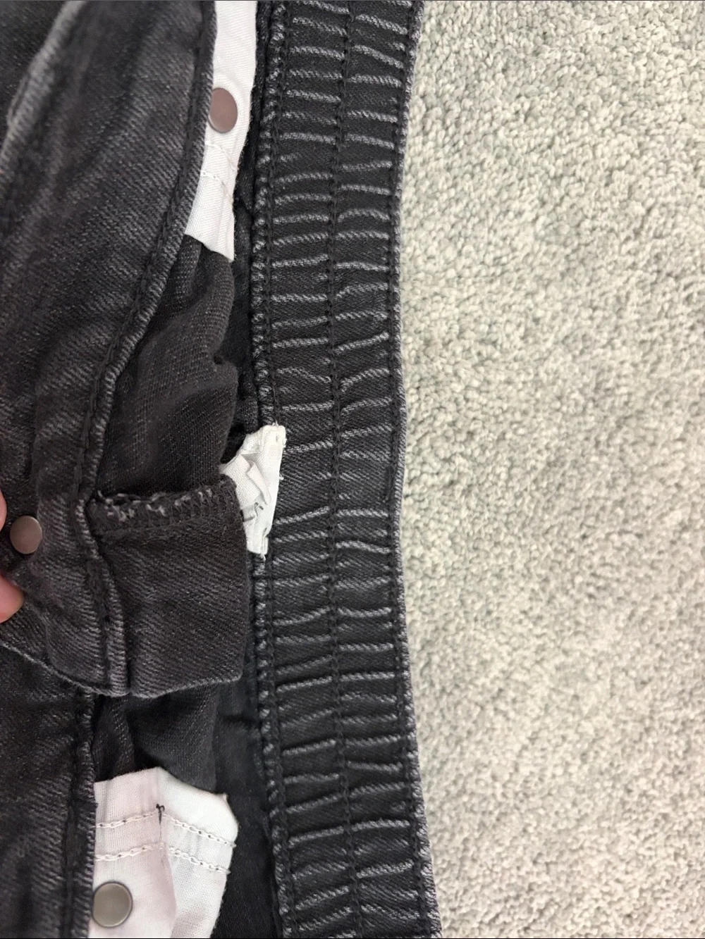 aerie black elastic